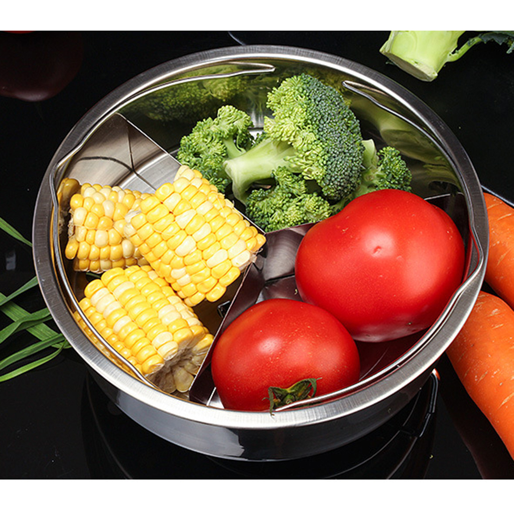 Stainless Steamer Stock Pot Sauce Pan Insert Pasta Vegetable Strainer
