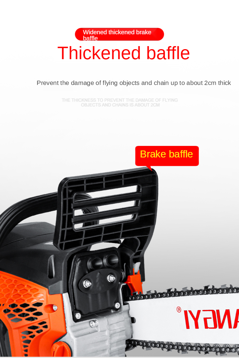 Title 6, Professional Wood Cutting Machine Chain Saw 58C...