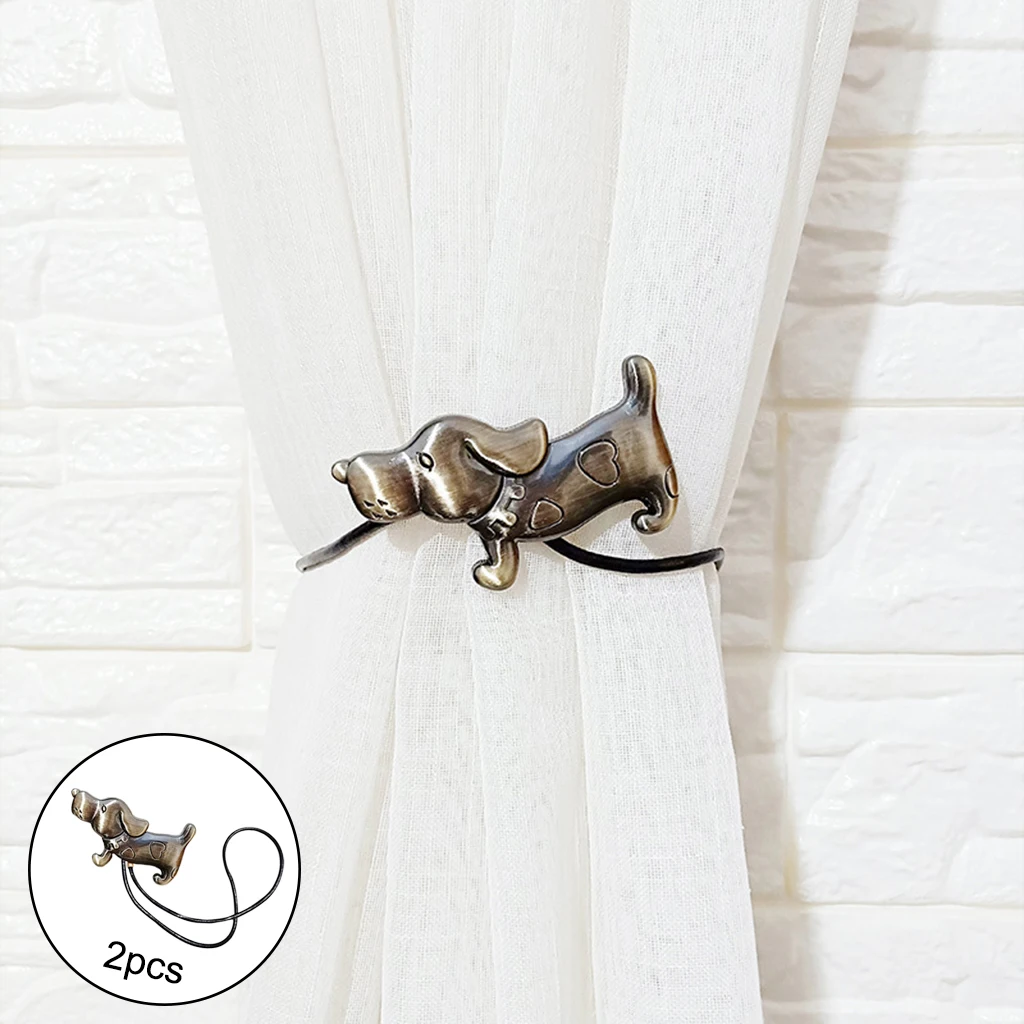 Dog Magnetic Shower Curtain Tiebacks Curtain Buckle Accessories Home Holder