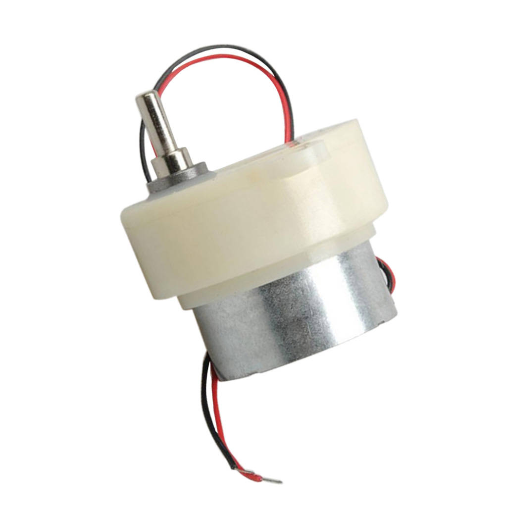 DC 3V 6V 12V Gearbox  Reduction Slow- Metal For DIY Boat Model