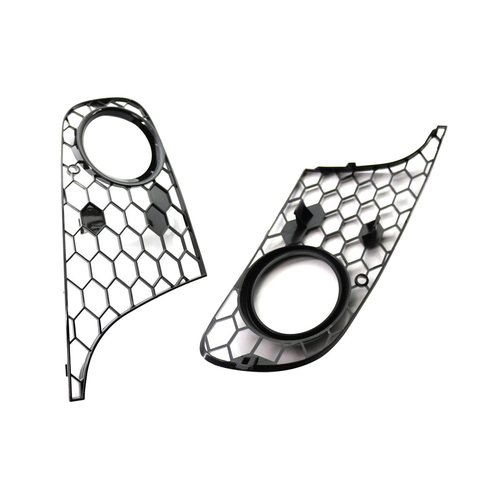 2 Piece Lower Fog Light Grille Grill Replaces fits for VW Golf 6 09-13, Durable