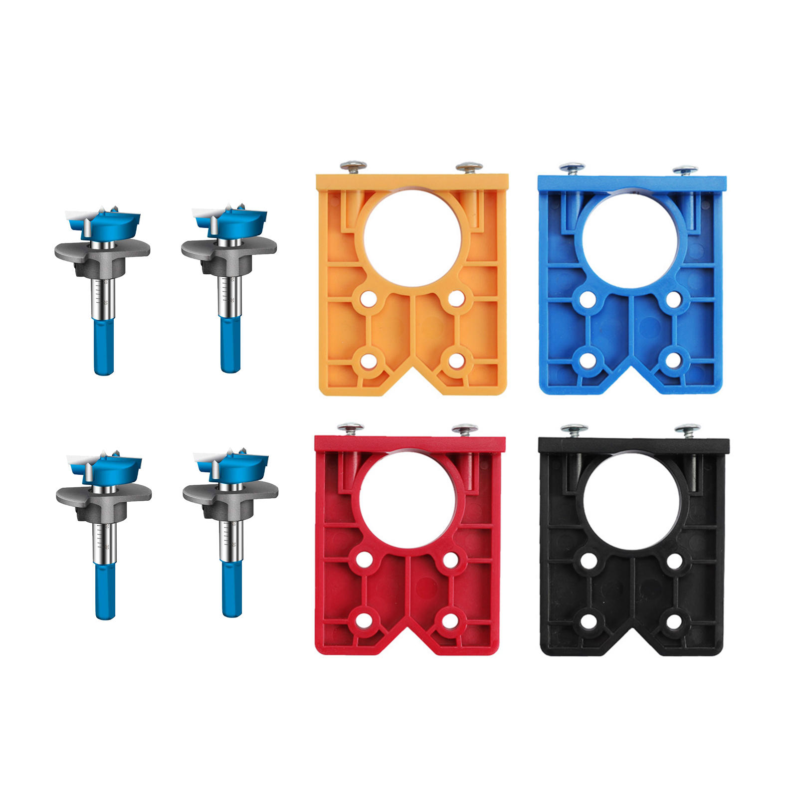 35mm Hinge Hole Drilling Guide Locator Hinge Drilling Jig Drill Woodworking Door Hole Opener Cabinet Carpentry Accessories Tool