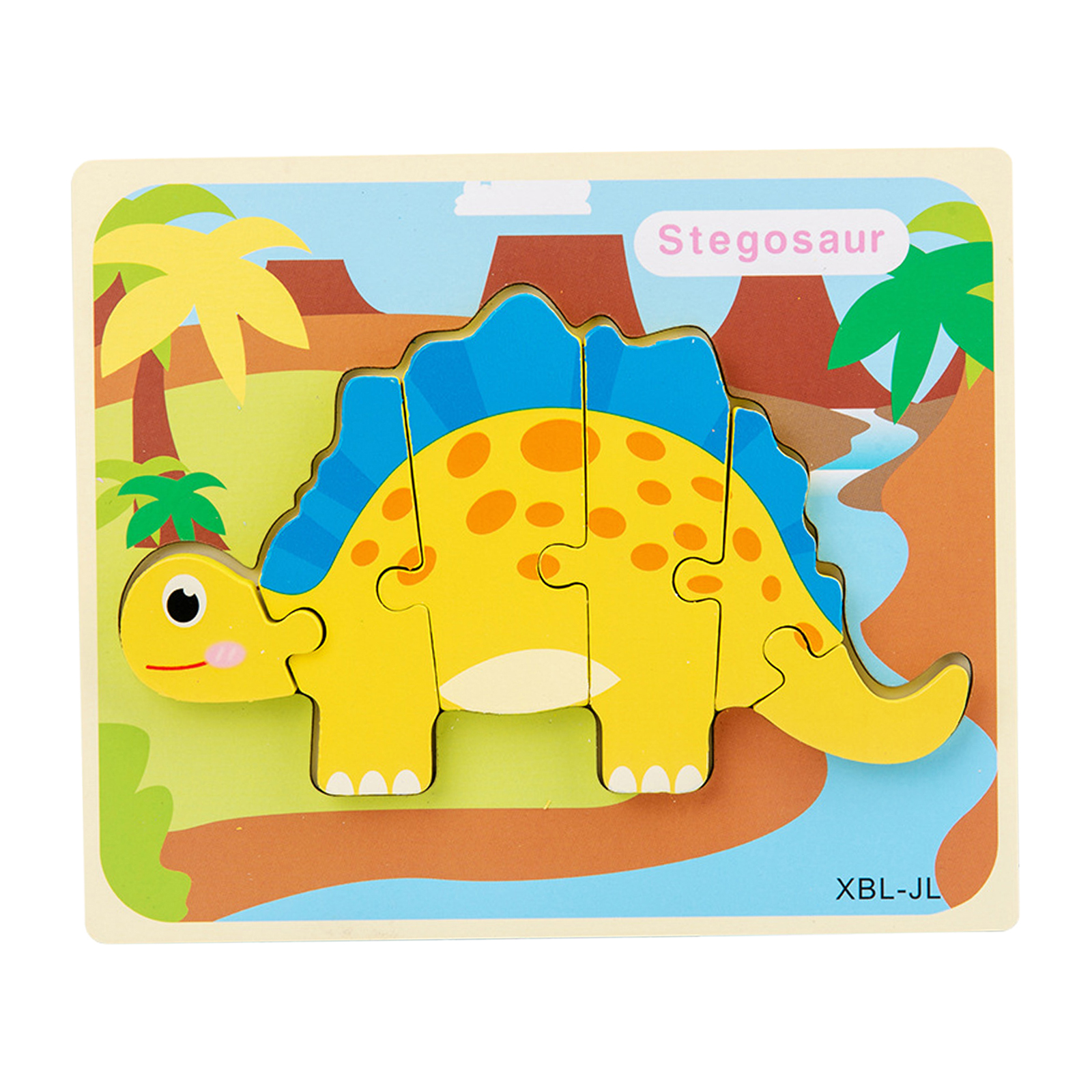 Toddler Puzzles for 1 2 3 Year Old Boys Wooden Dinosaur Puzzles for Kids Ages 3+ Baby Infant Learning Educational Dinosaur Toy