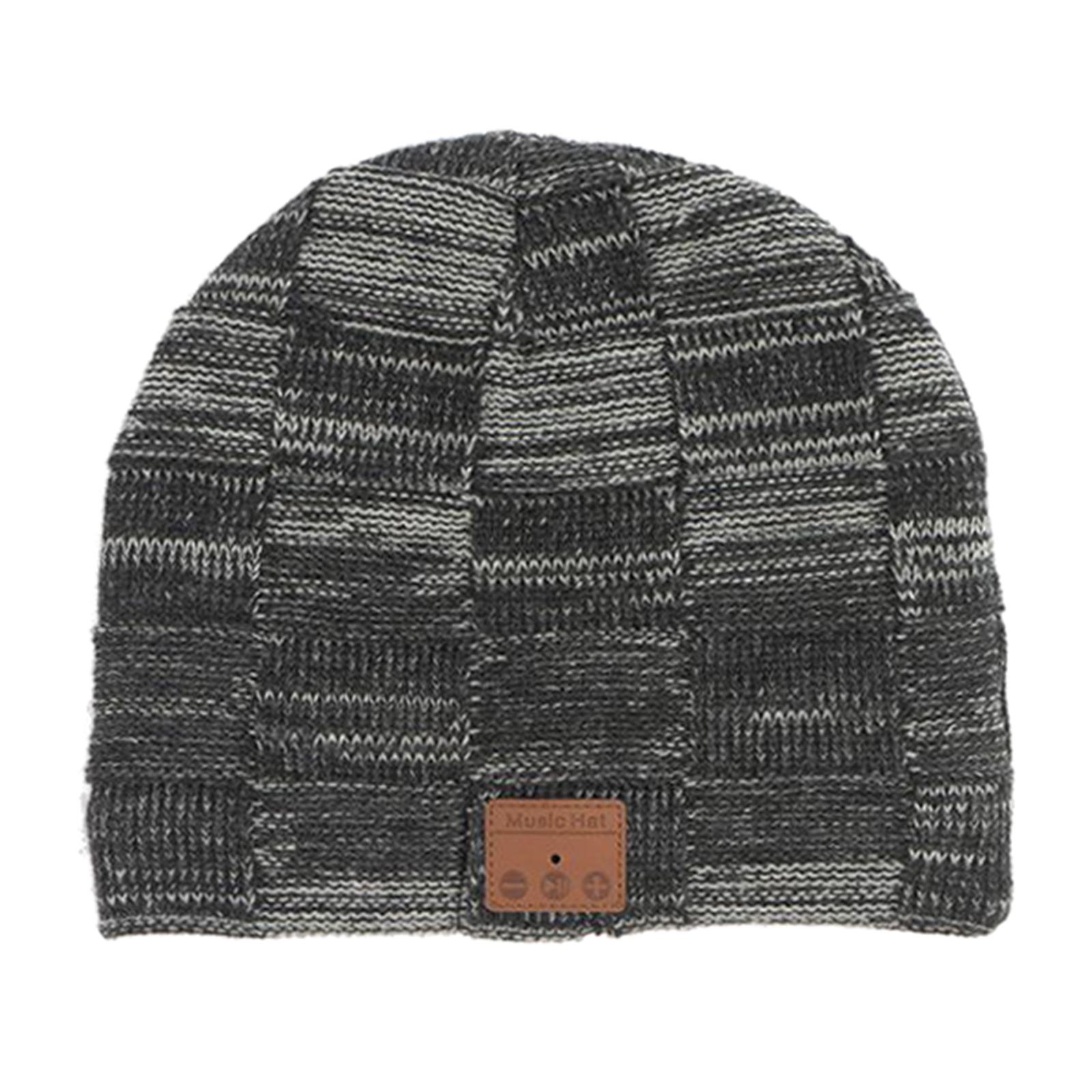Bluetooth Knitted Beanie Fleece Lined Knitting Hat Cycling Stereo Headphones