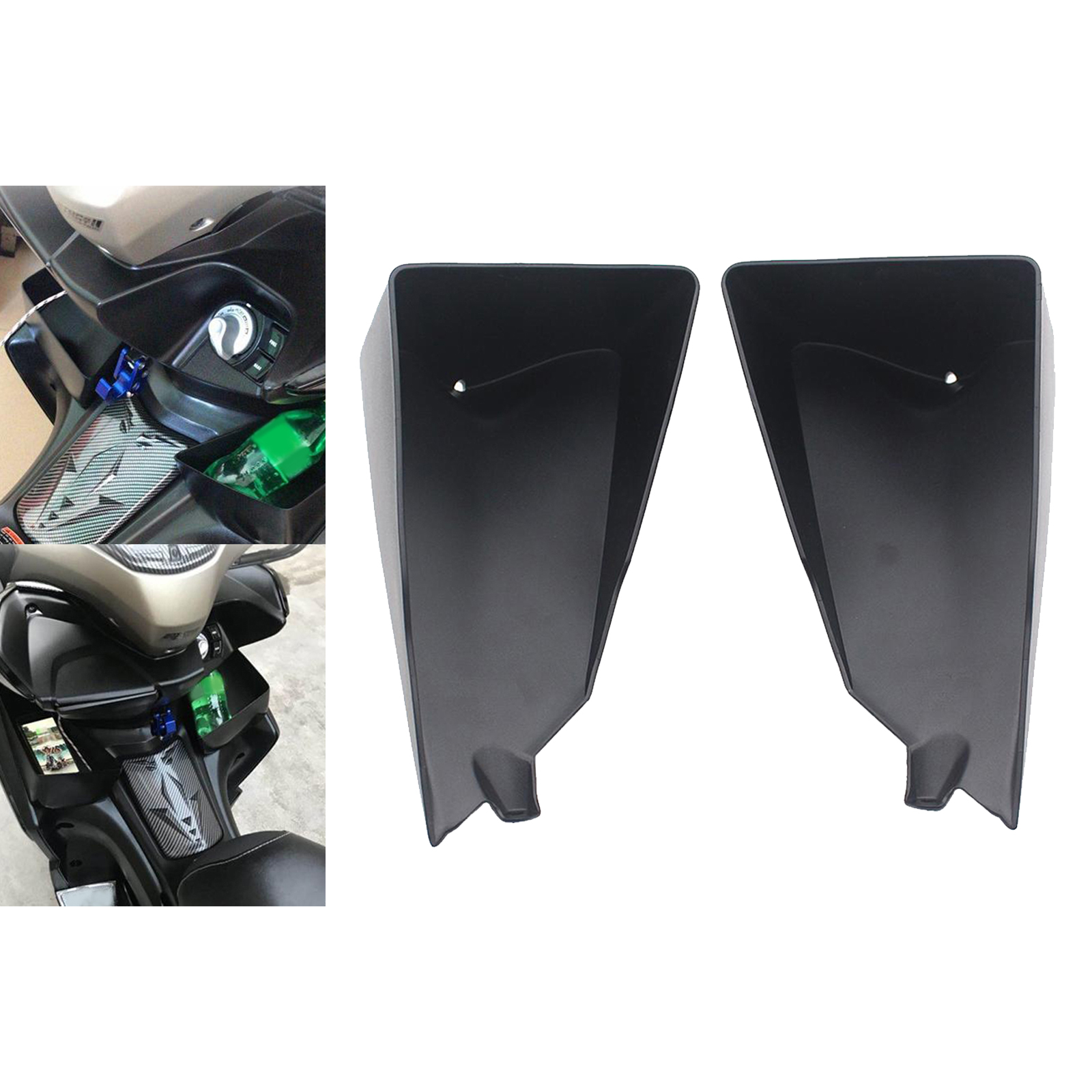 2pcs Motorcycle Storage Box Holder Organizer for YAMAHA NVX AEROX155 GDR155