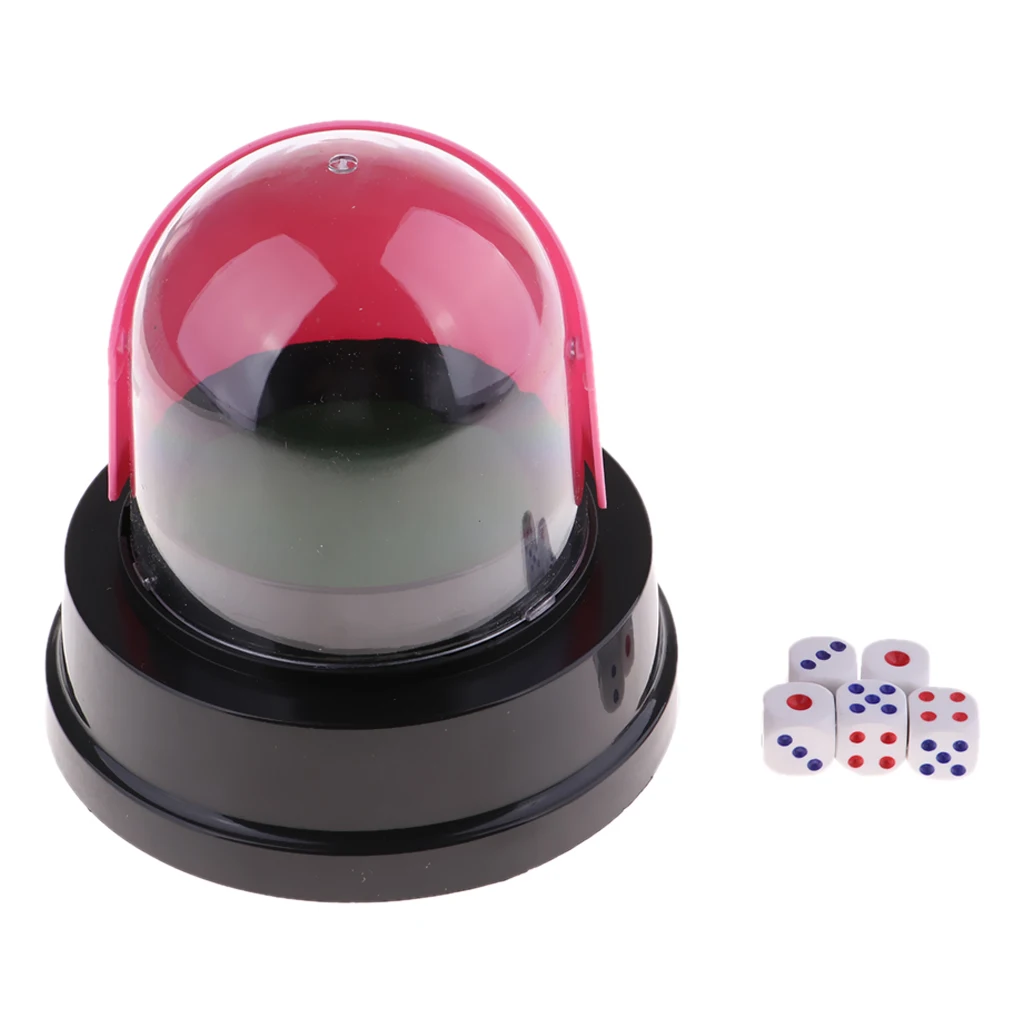 Mini Lucky Numbers Picking Machine Lottery Bingo Games Shake Lucky Dices Cup Machine Lucky Number Dice Machine