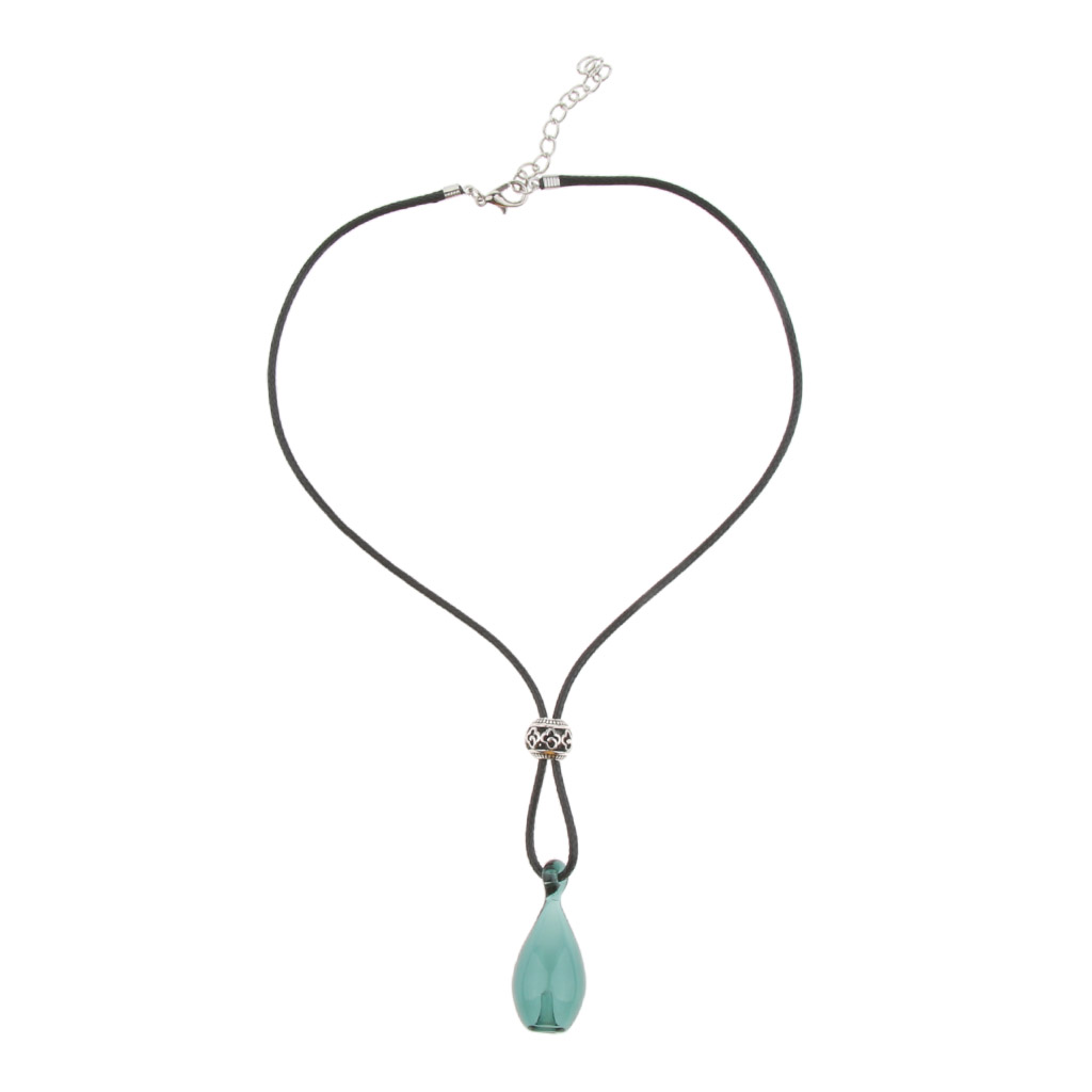 Small Essential Oil Diffuser Bottle Glass Pendant Vial Necklace for Sweaters