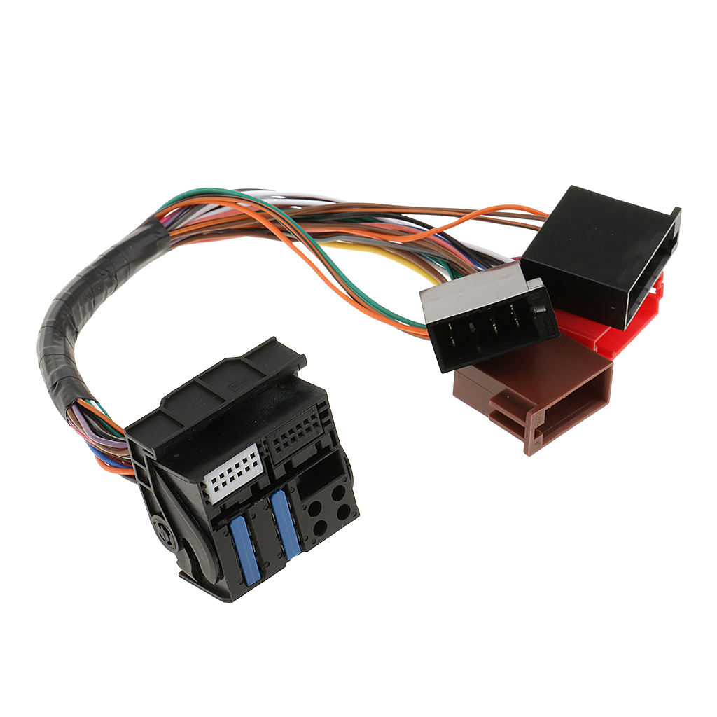 Stereo Wiring Harness Adaptor ISO Lead For VW Audi with  Connection