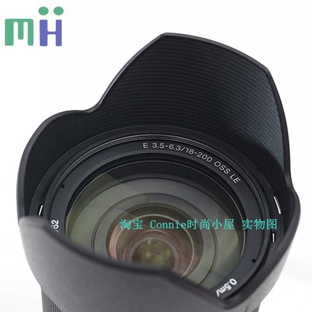 COPY E 18-200 OSS LE (SEL18200LE) ALC-SH124 SH124 Lens Front Hood 62MM  Protector Cover Ring For Sony E 18-200mm F3.5-6.3 OSS LE - AliExpress