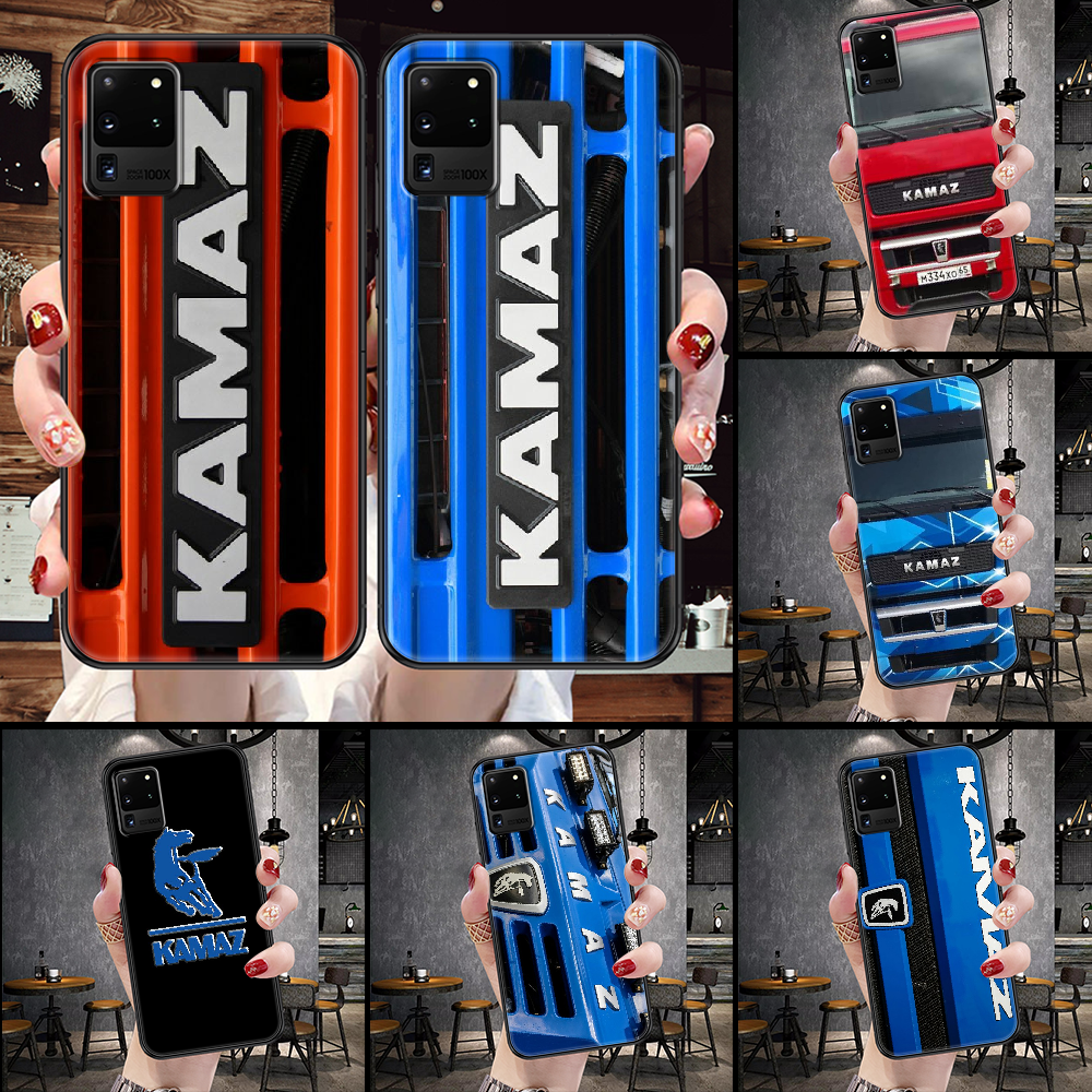 Чехол для телефона Kamaz Trucks с логотипом для Samsung Galaxy Note 4, 8,  9, 10, 20, S8, S9, S10, S10E, S20 Plus, UITRA, Ультрачерный красивый чехол  | AliExpress