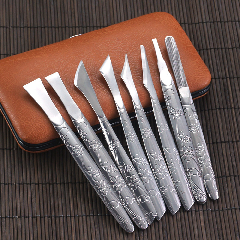 Best of 9Pcs / Set Stainless Steel Toe Pedicure Knife Nail Clipper Feet Scraper Tools Set Dead Skin Removers Nail Remove Cuticle Tools Reviews & Tips