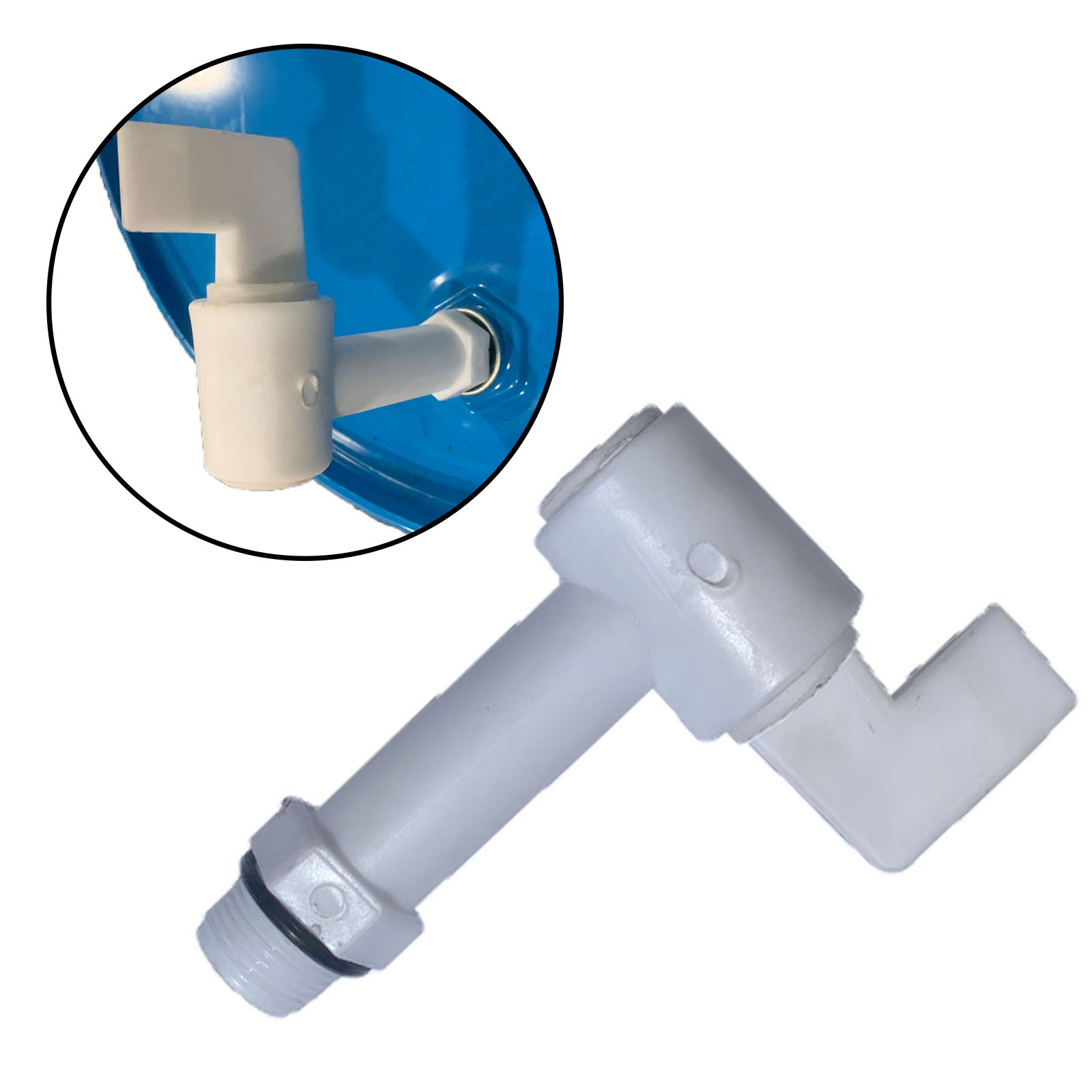 IBC Tank Valve Water Oil Container Coarse Thread Drain Valves For IBC Barrel Drums Faucet Accessories, New