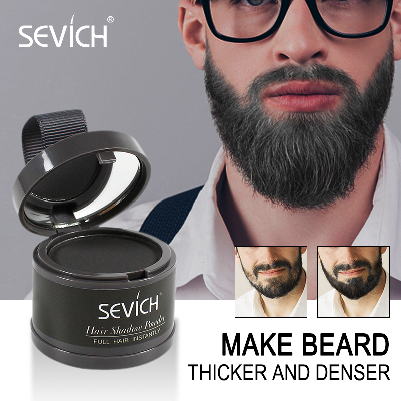 Best of SEVICH Beard Hair Shadow Powder Beard Root Cover Up Concealer Fill In Thinning Instantly Modify Beard Fluffy Powder 13 Color 4g Reviews & Tips