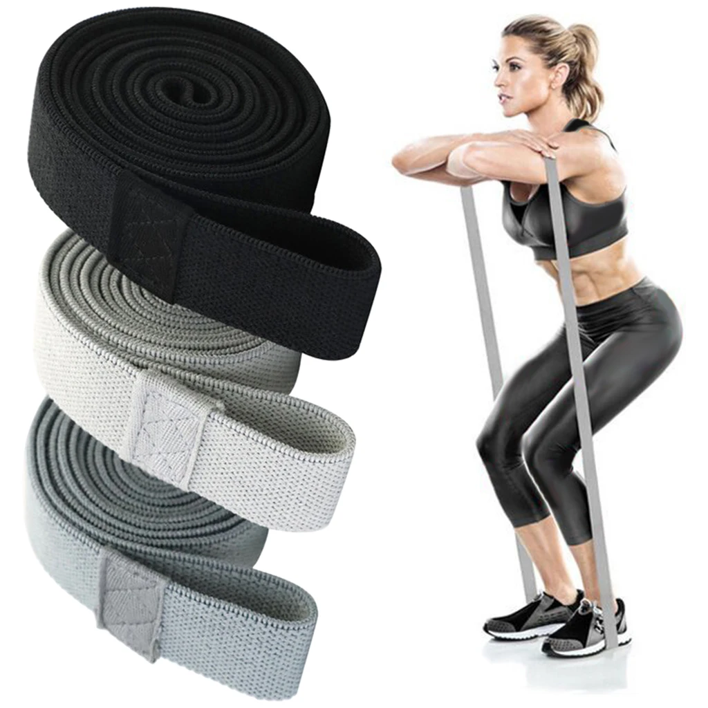 200cm Exercise Stretch Out Strap Yoga Strap Elastic Stretch Band Dance Beginner Stretcher Flexibility Trainer Home Workouts
