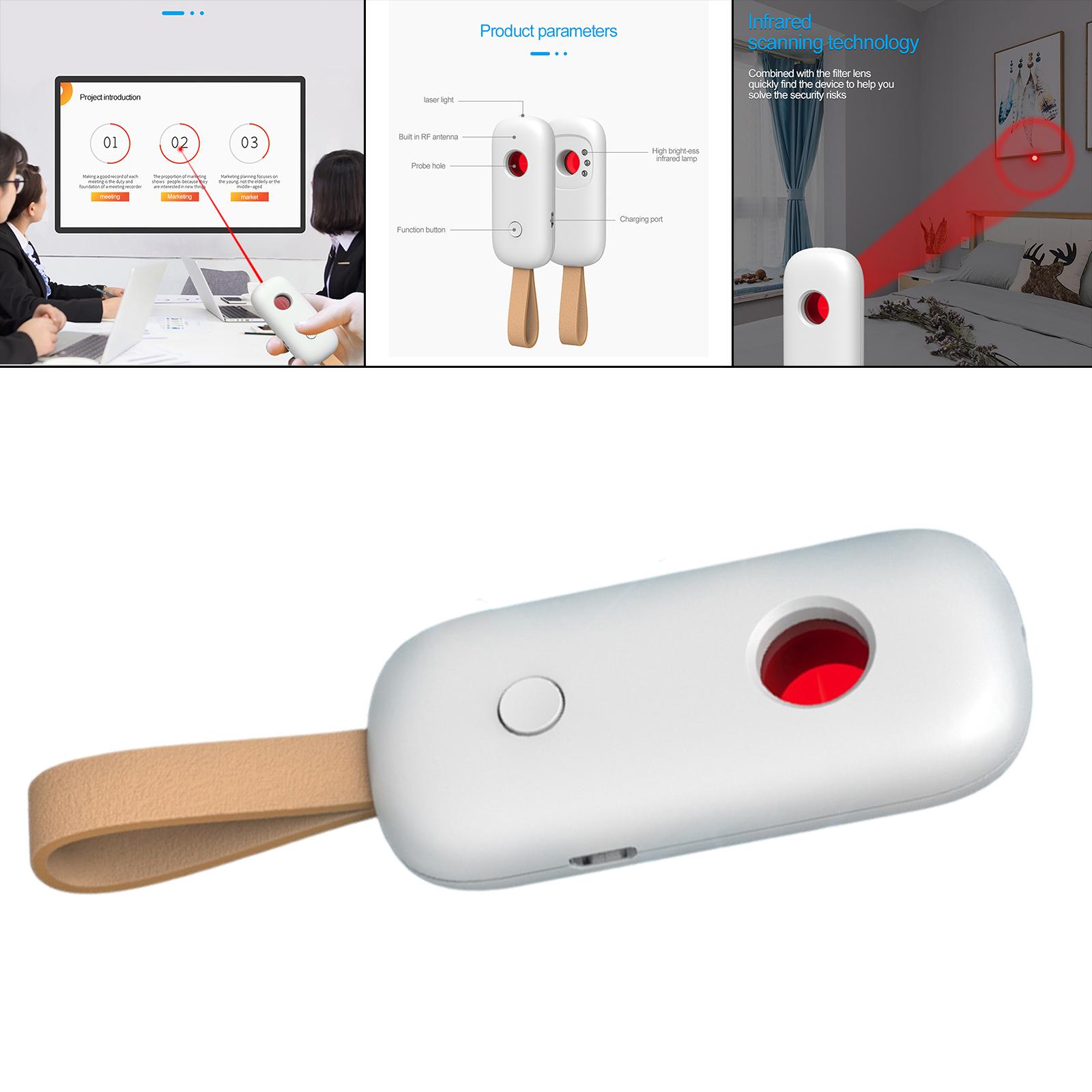 Bug Detectors Full-Range Portable Wireless RF Signal Scanner Eavedropping Device Finder for RF Signal GSM GPS Tracker