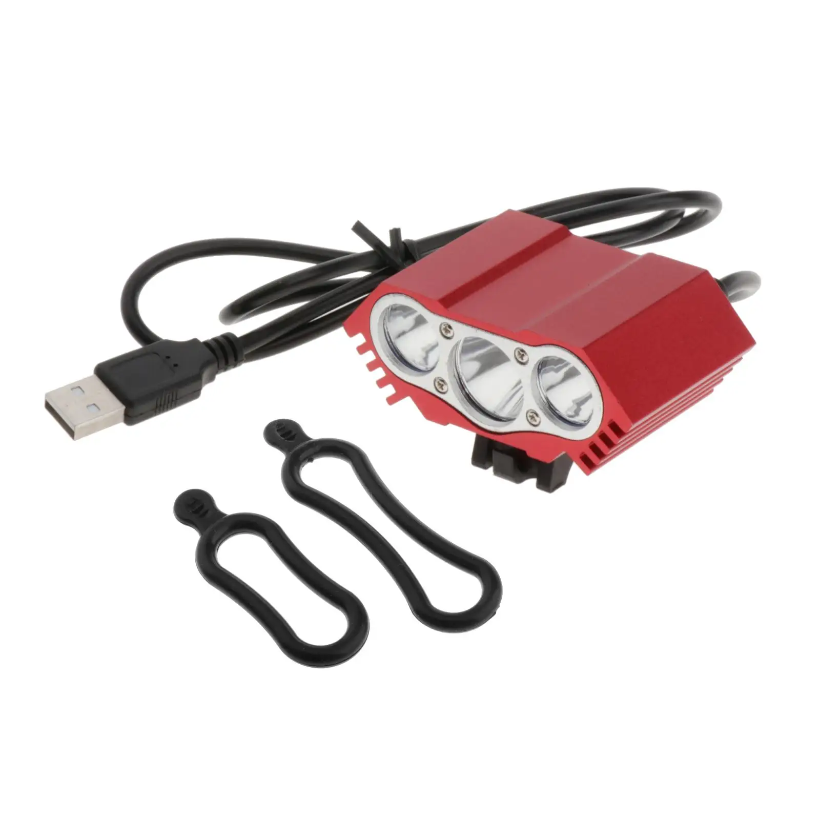 Alloy Bicycle Front Light USB Solid 3000 Lumens Bicycle Headlight Super