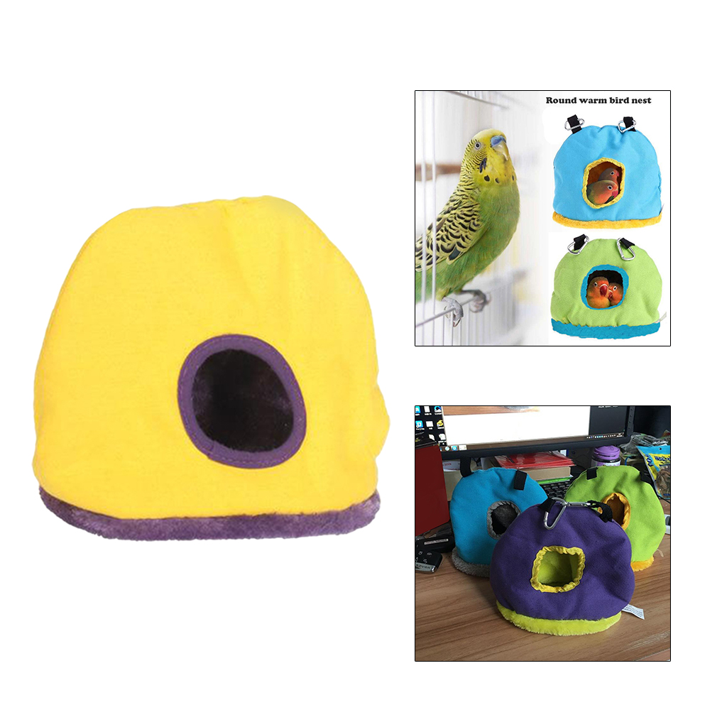 Winter Warm Birds Parrot Nest Shed Cave Cage ing Sleeping Bed Hideaway Toys for Parakeet Cockatiel Conure
