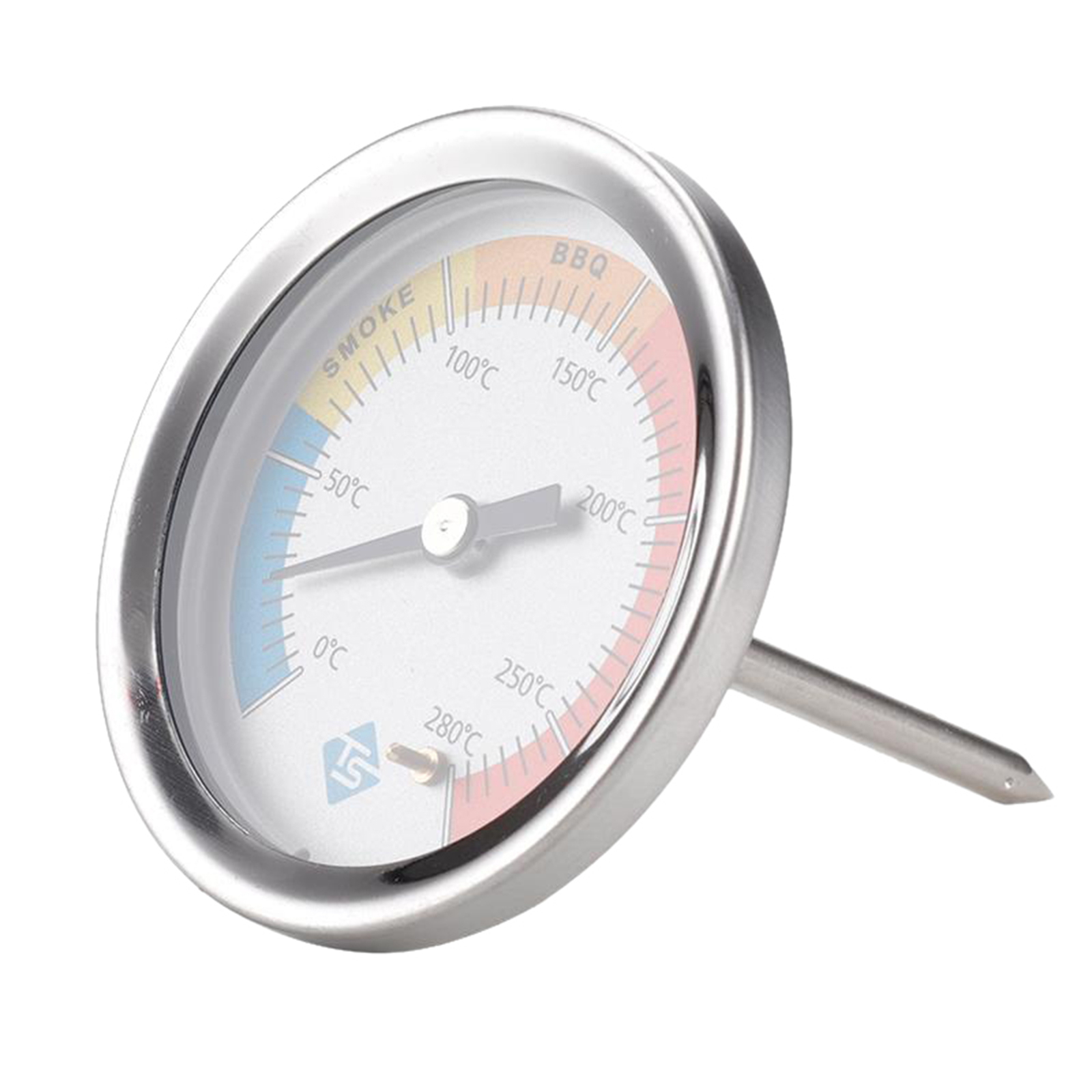Stainless Steel Thermometer Measure Grill Temperature for Oven Kitchen