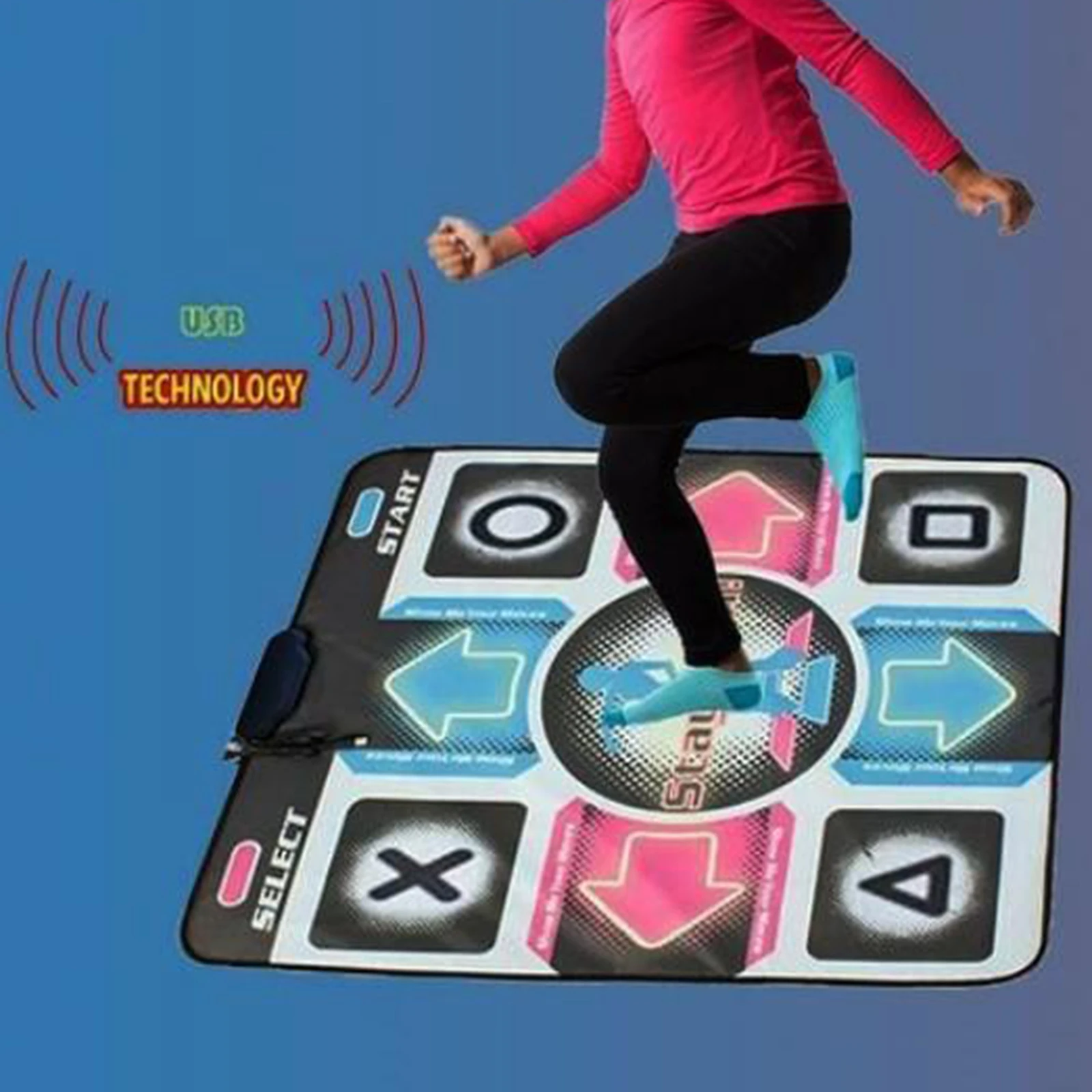 One Person Dancing Mat Pad Non  Dance Blanket for PC Laptop Video Game