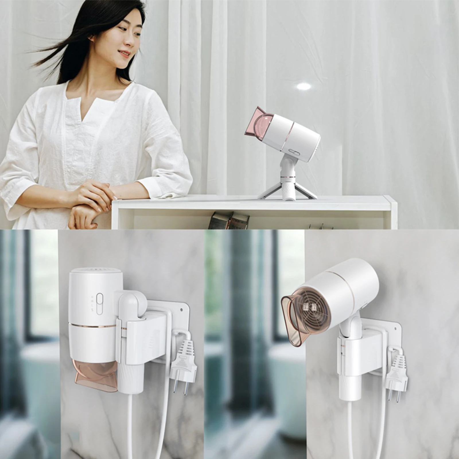 Hair Dryer Constant Temperature with 3 Gears Fast Drying Blow Dryer Professional Ionic Salon Hair Dryer for Home Dormitory