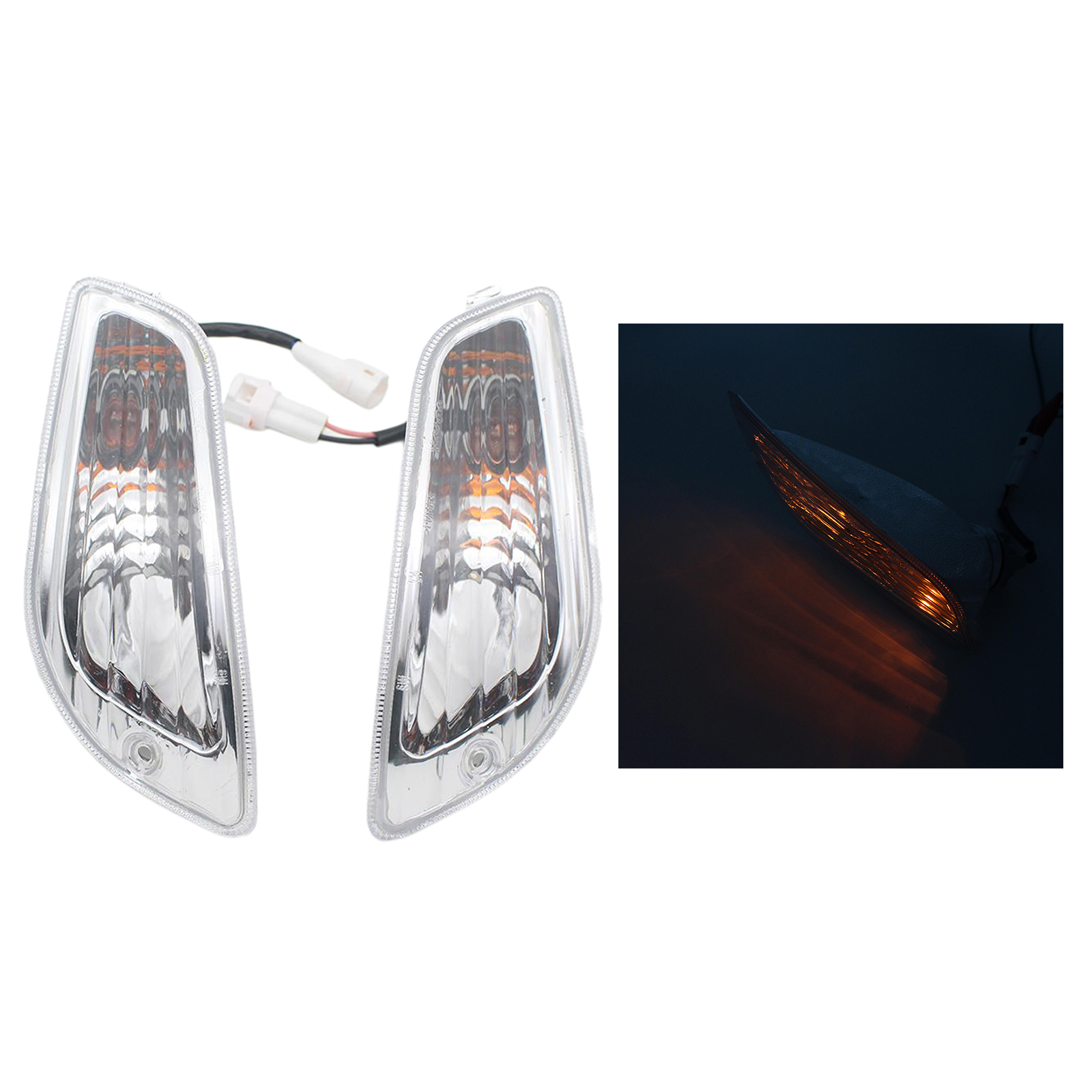 Front Turn Signal Light Lamp Universal For Vespa LX 50 125 150 Accessories