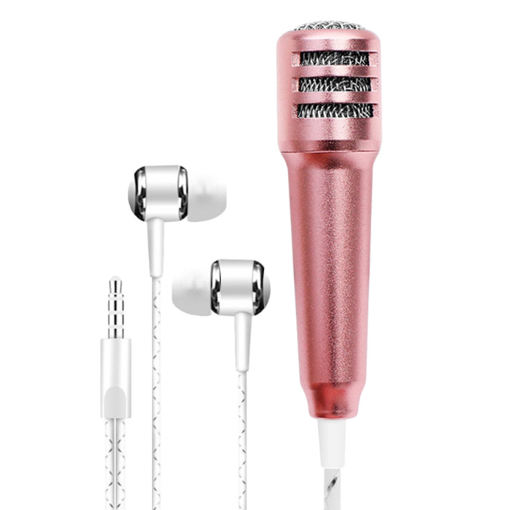 3.5mm Mini Microphone Mic Video Earphones Phone Laptop Voice Recording