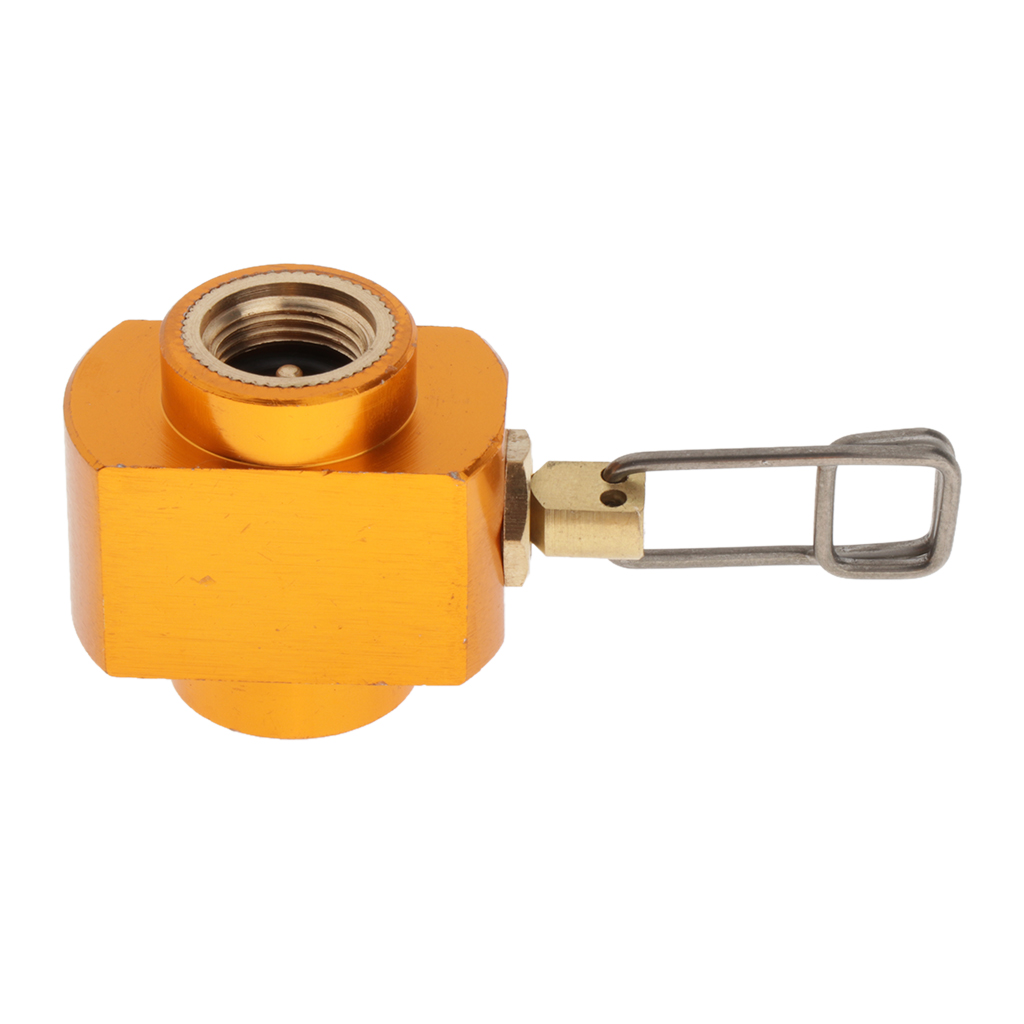 Camping Stove Adapter Propane Small Tank Valve Outdoor Cylinder Canister Adapter for Camping Hiking Backpacking Fishing Stoves