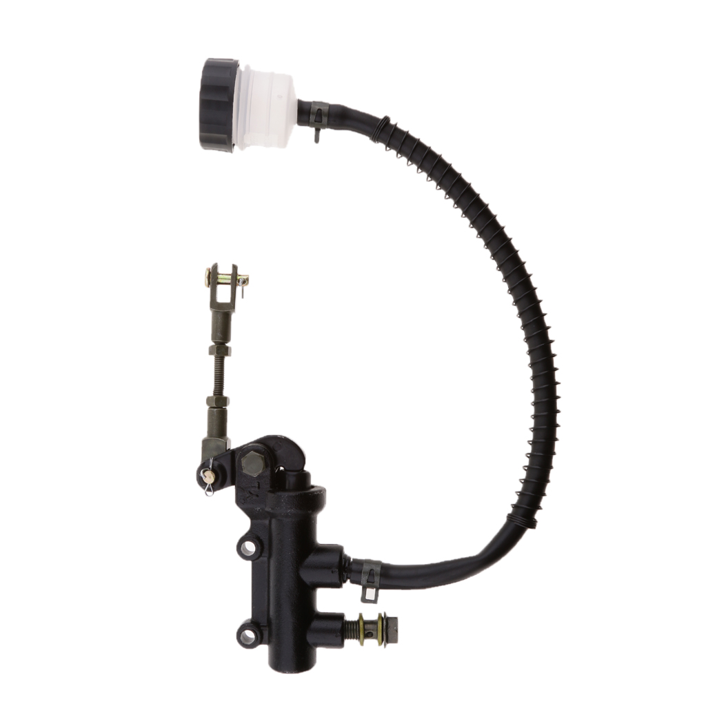 Motorcycle Rear Brake Master Cylinder with Reservoir for 50cc 70cc 90cc 110cc