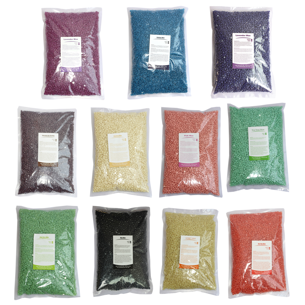 500g, Hard Wax Beans, Bikini Pearl Hot Waxing Beads Facial Hair Removal