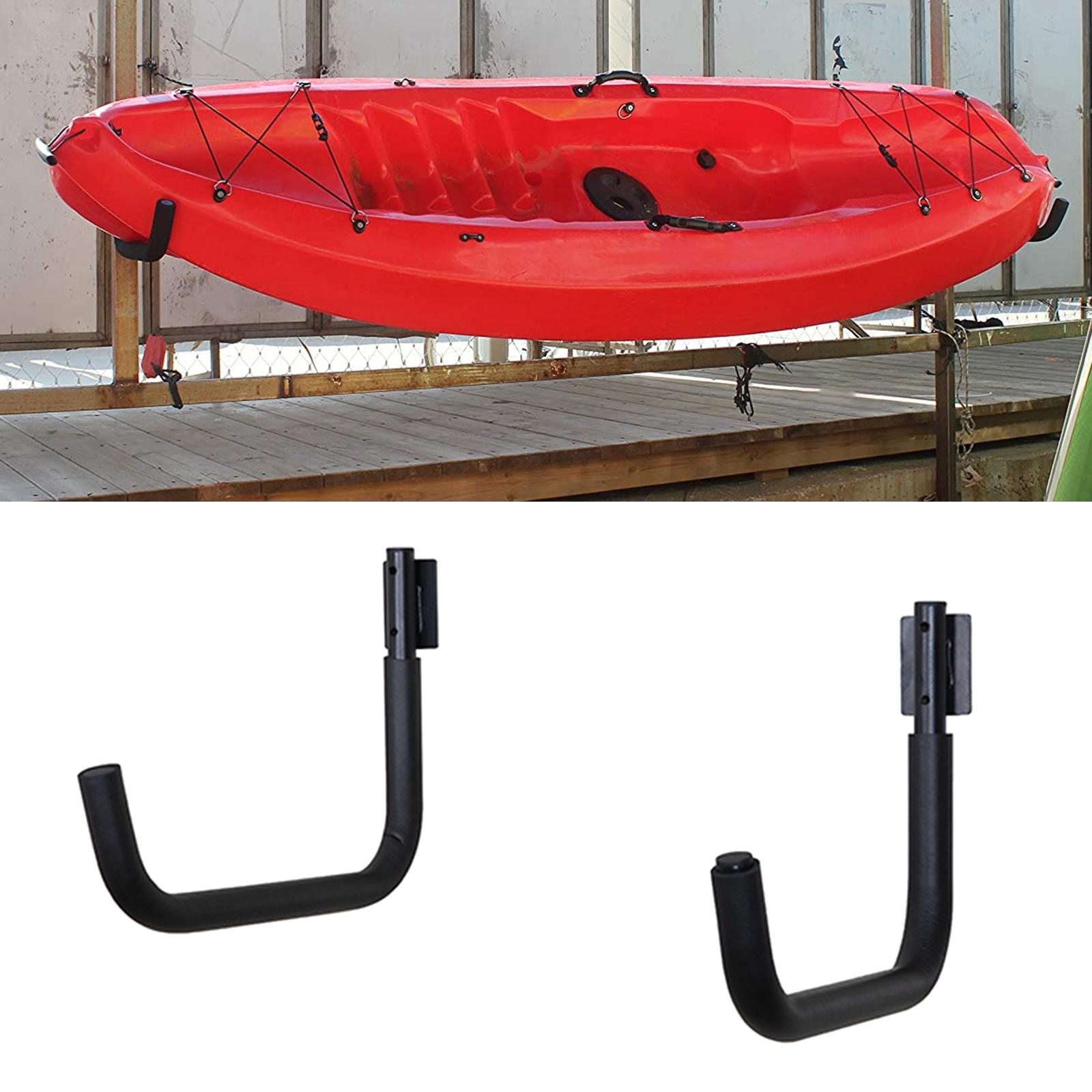 2Pcs Kayak Rack Canoe Carrier Wall Mounted Bracket Holder Surfboard Storage Hooks Boat Paddle Paddleboard Accessory