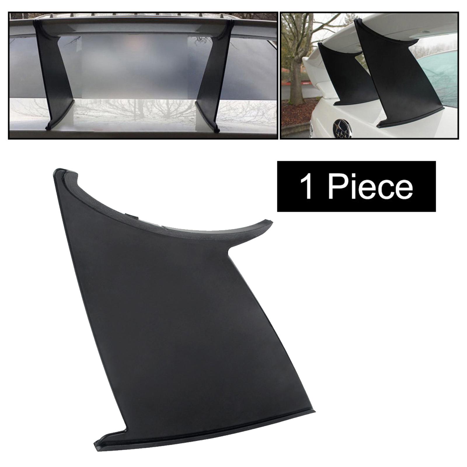 Car Rear Spoiler Wing Stabilizer Spoiler Wing Fit for Impreza Sti Sedan 2011-2014 Wing Stabilizer Support Rally Black