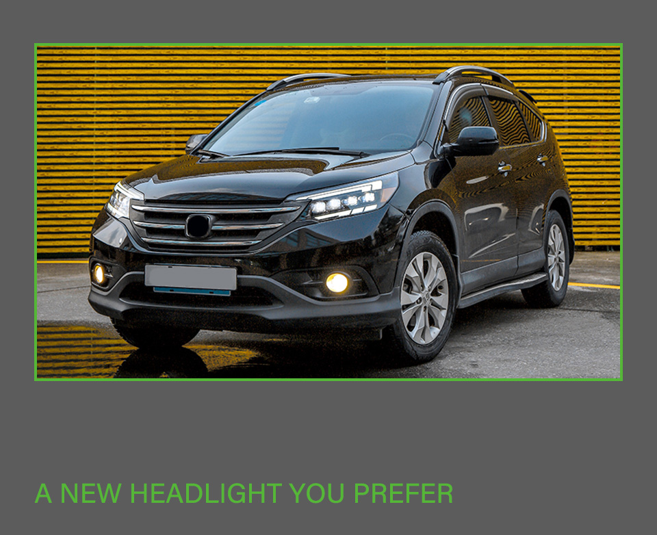 AKD Head Lamp for Honda CR-V LED Headlight 2012-2014 Headlights CRV DRL Turn Signal High Beam Angel Eye Projector Lens