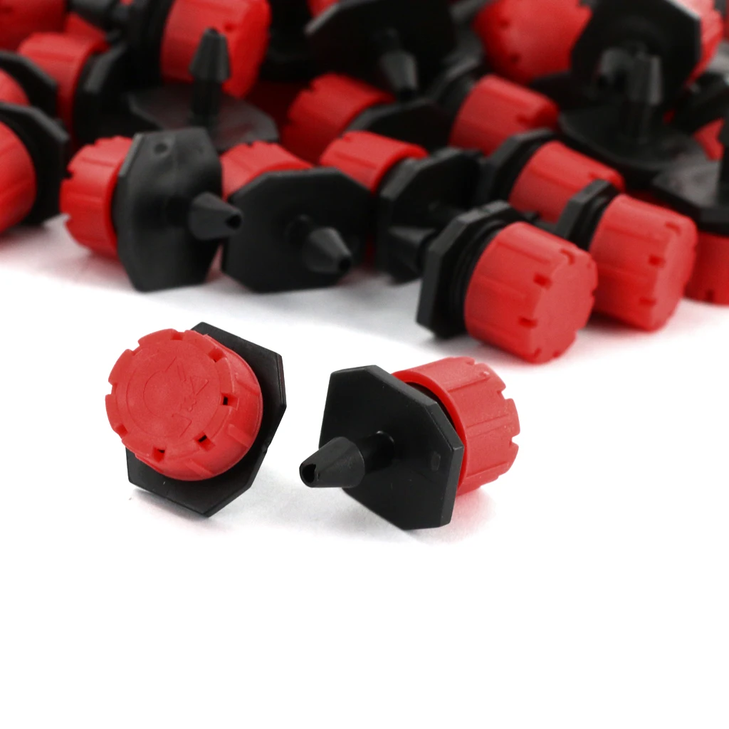 100pcs Adjustable Micro Irrigation Drippers Sprinklers Emitter Drip System