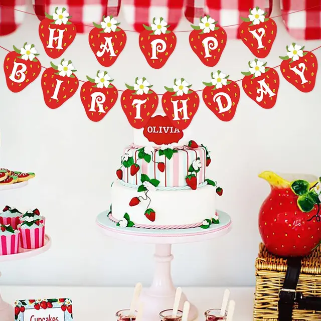  Berry Sweet Party Decorations - Berry Sweet Banner