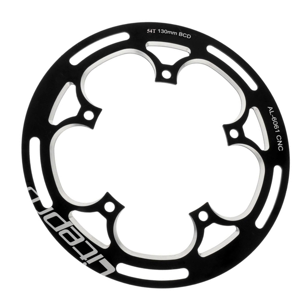 54T Bike Chainring Guard Protector Chain Cover BCD130mm CNC for Bicycle Carnkset