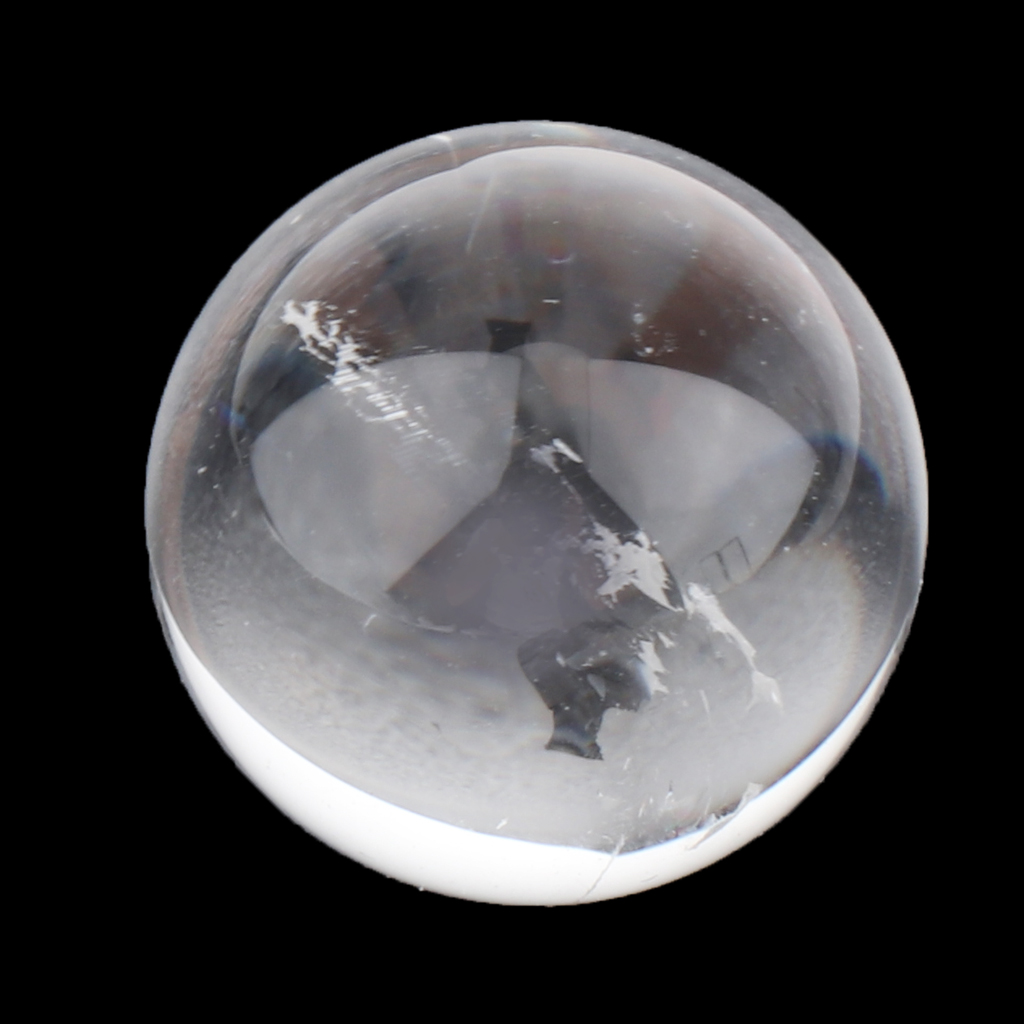 Natural Rainbow Clear Quartz Round Crystal Sphere Small Ball Heal 15-20mm