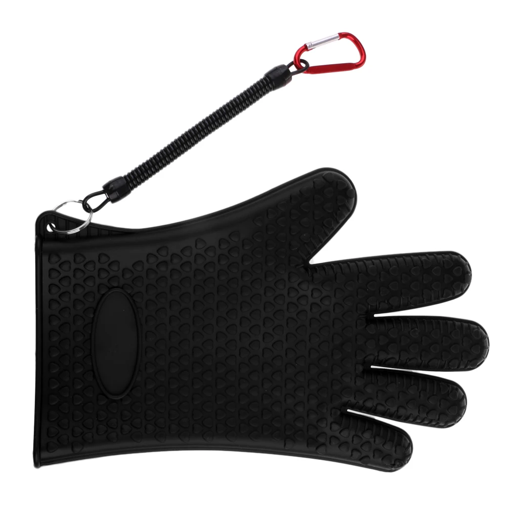 Multi-function Fishing Gloves for Handing Fish Safety with Magnet Release