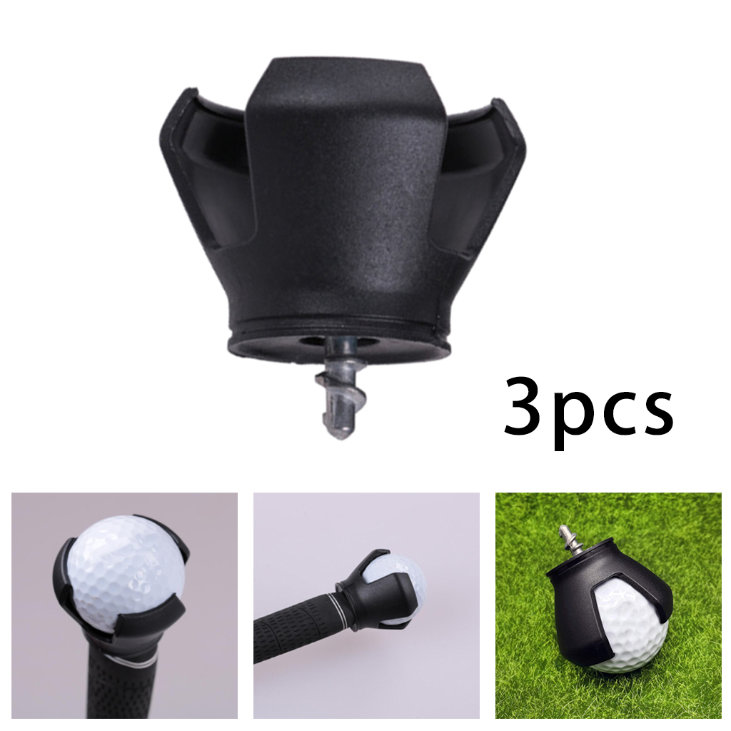 3pcs Durable Golf Ball Retriever for Golf Putters Screw-in Grabber Picker