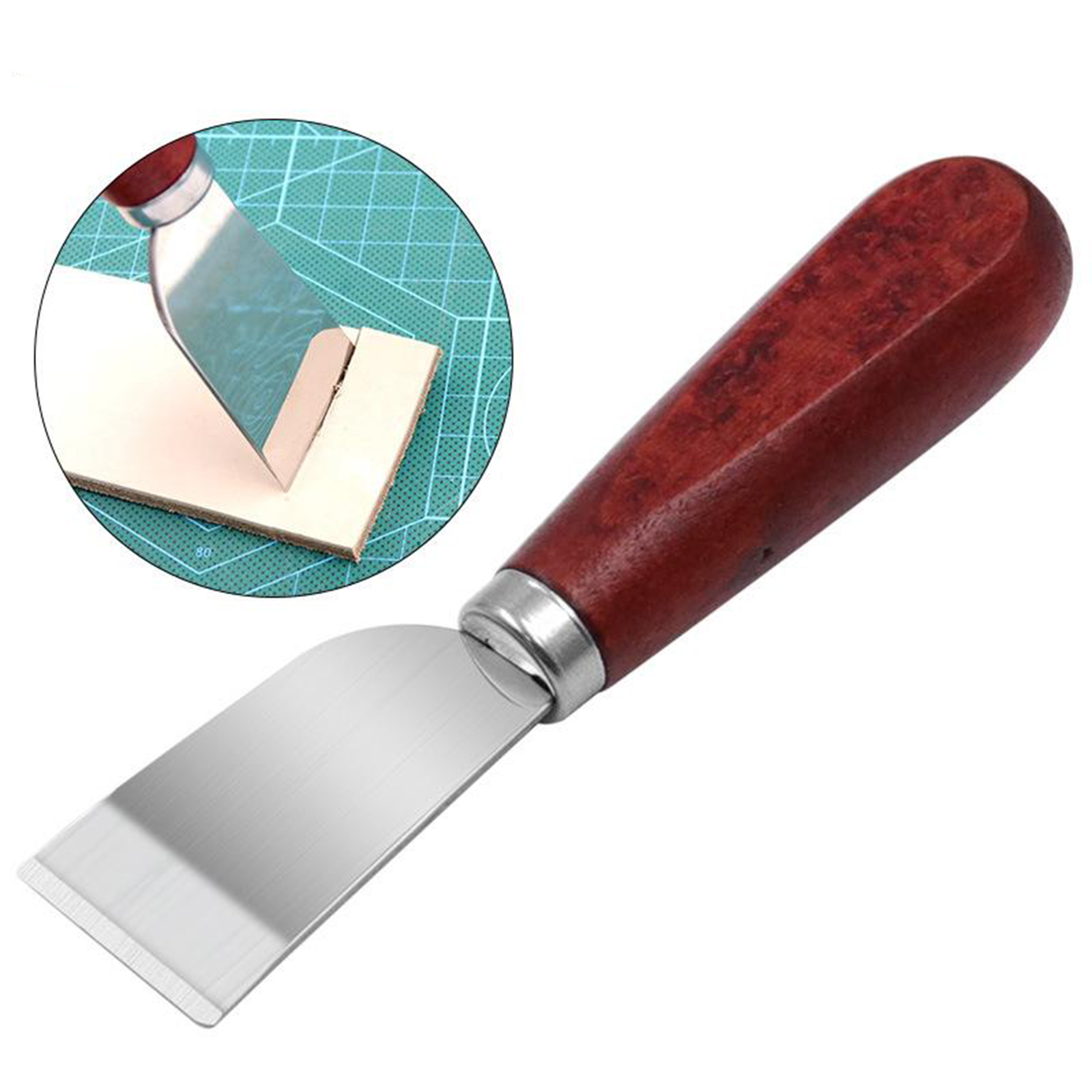 Leather Cutting Working Knife Handwork DIY Tool Skiving Sharp Leathercraft