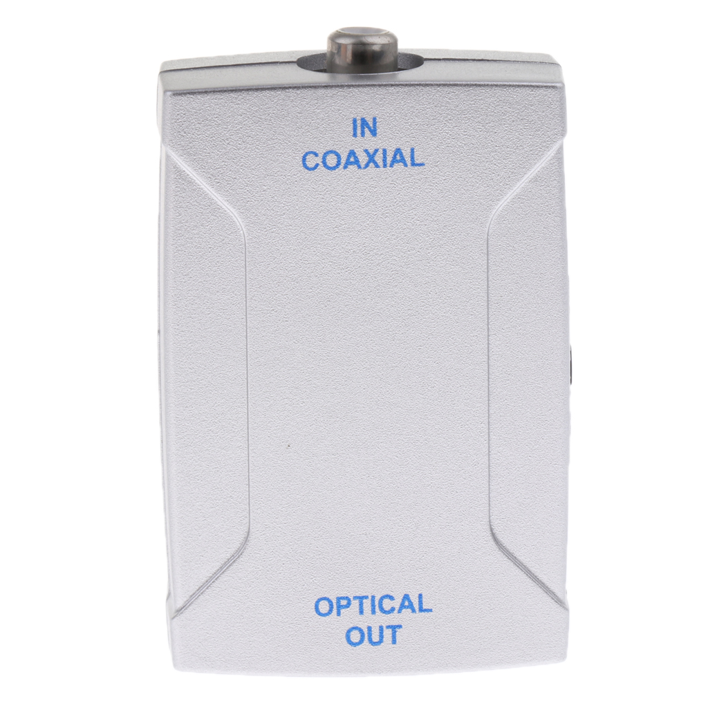 Coax To Optical SPDIF  Converter Adapter (Coaxial IN Optical OUT)