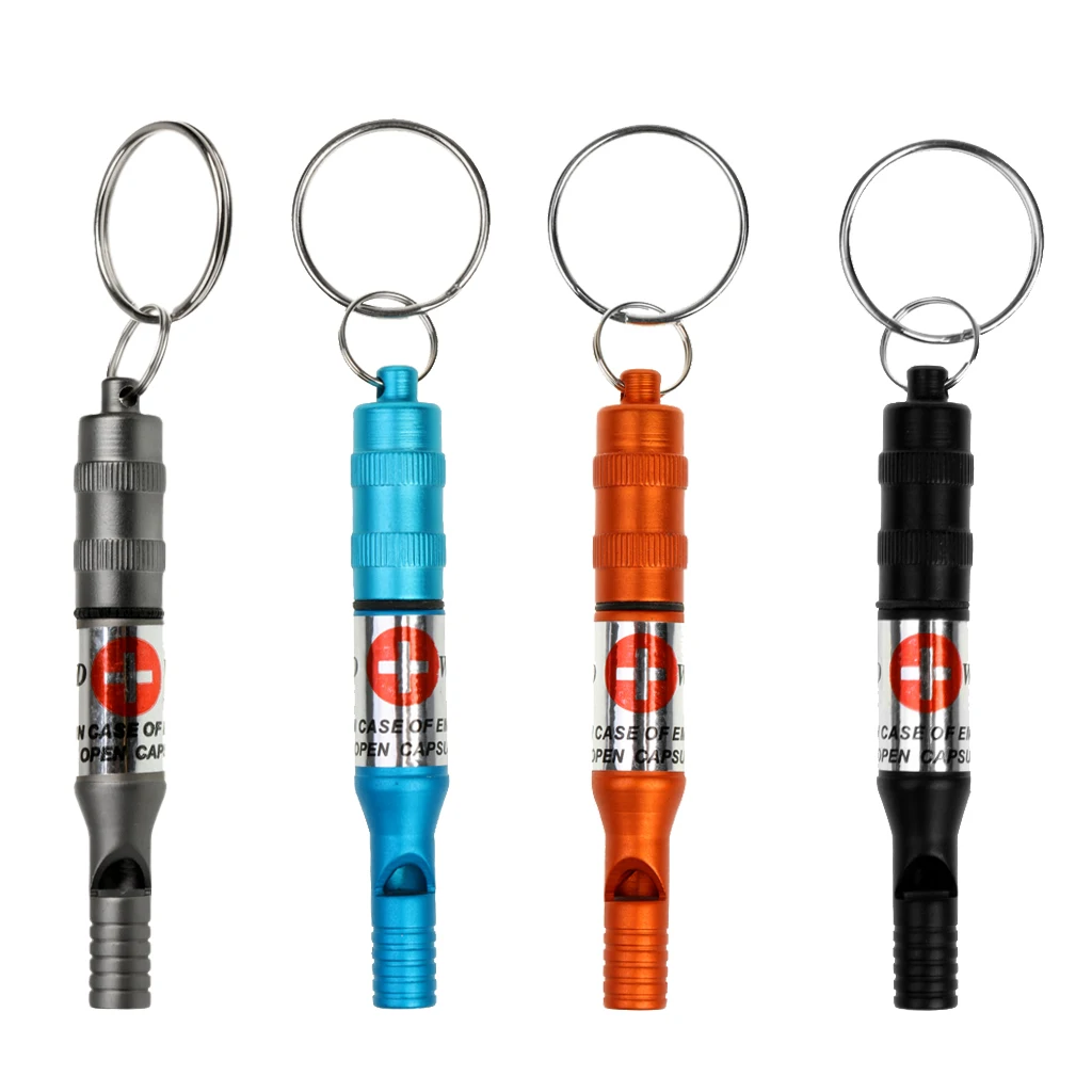 Mini Emergency Whistle - Survival, Key Ring, Keychain, Backpack Hanging, Camping