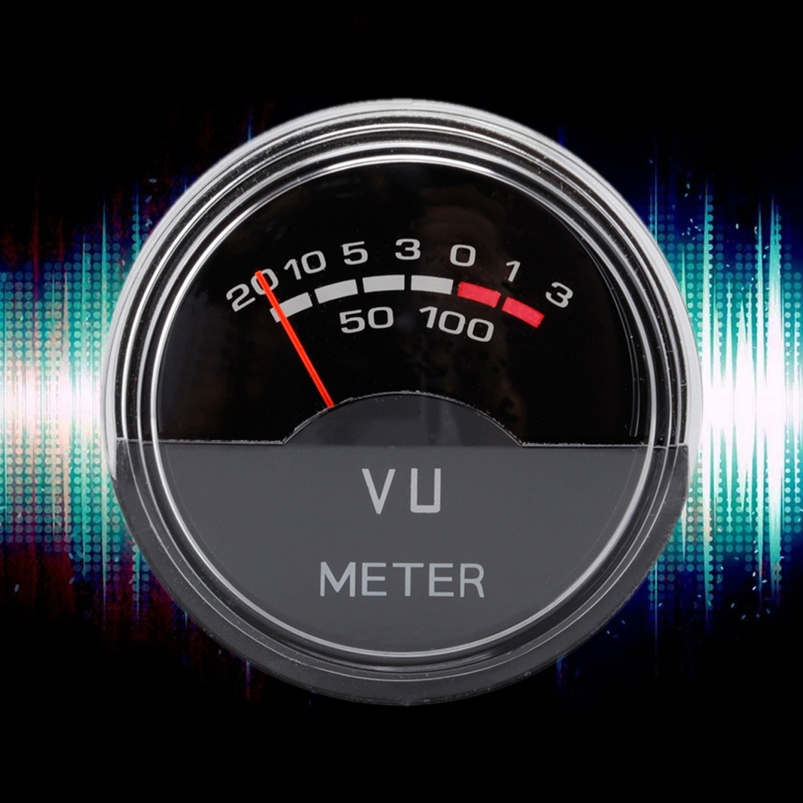 P-40 AC/DC 12-16V Analog Panel VU Meter Digital Volume Meter with Back Light