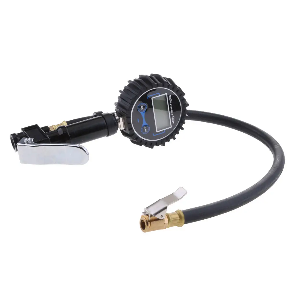 0-200PSI Digital Tyre Tire Air Pressure Gauge LCD Manometer Motorcycle #2