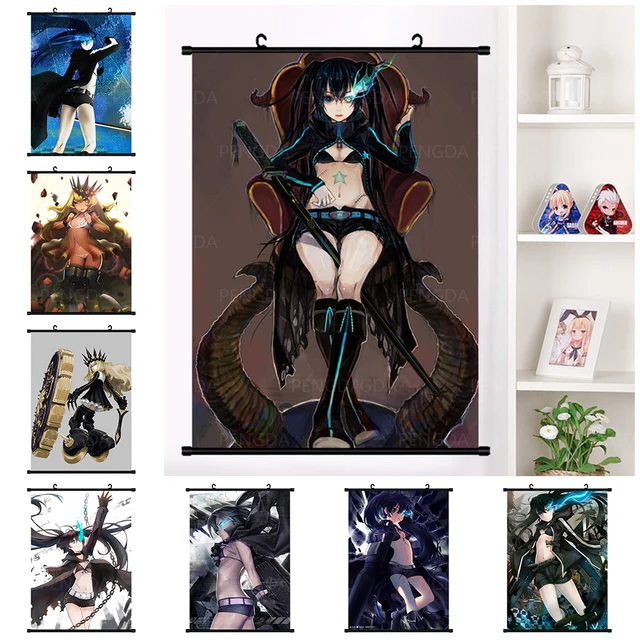 ATIRADOR DE BLACK ROCK Pintando pinturas Anime Scroll Poster Canvas, anime  desenho animado pinturas de anime Cartoon Poster (Size :  50X75cm(19.68X29.52Inch))