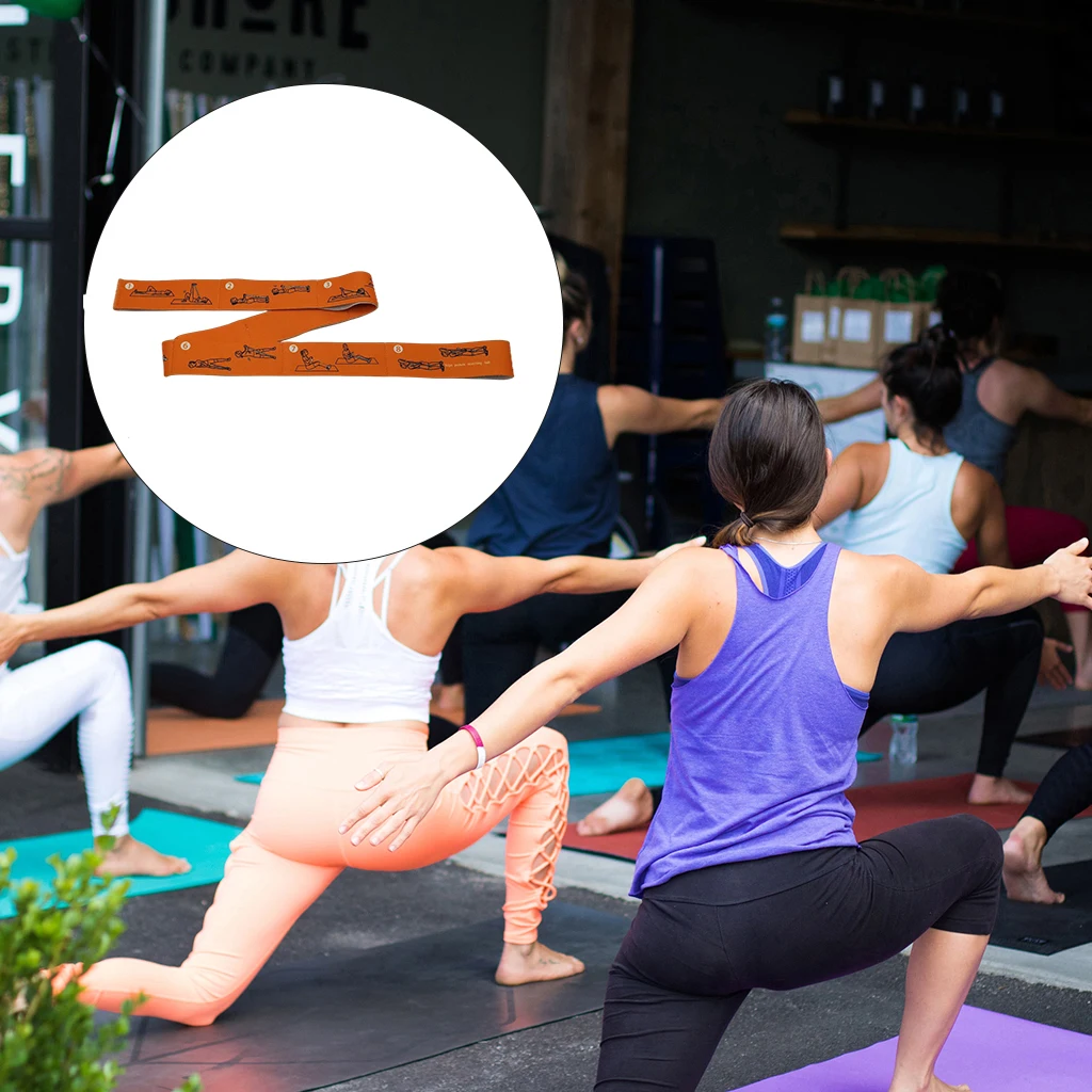 Premium Yoga Stretch Strap - Leg Stretch Band Flexibility Training Stretching Out Strap Band, Exercise Pilates Dance Stretcher
