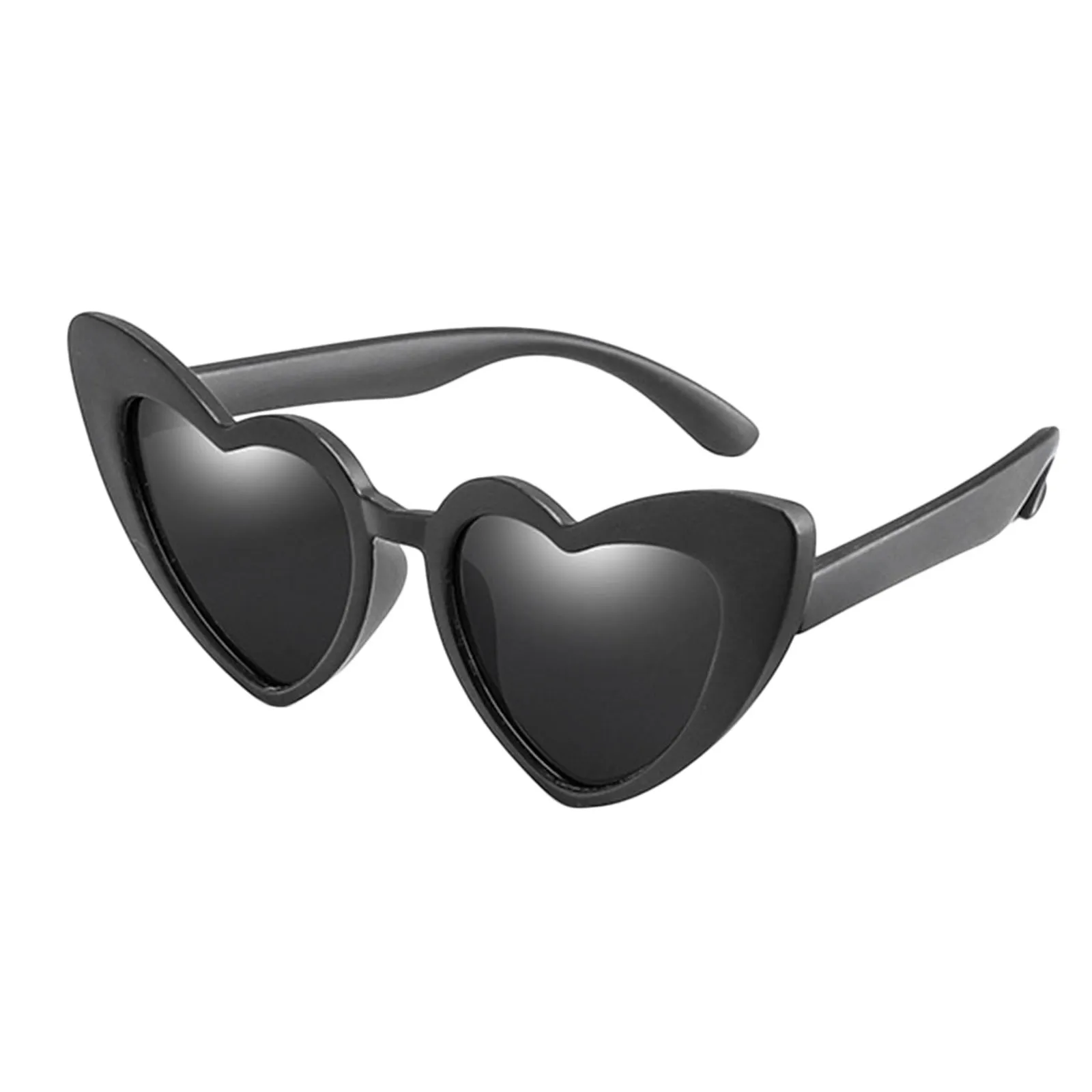 Lovely Kids Heart Shape Sunglasses Toddler Soft Frame UV400 Beach Eyewear