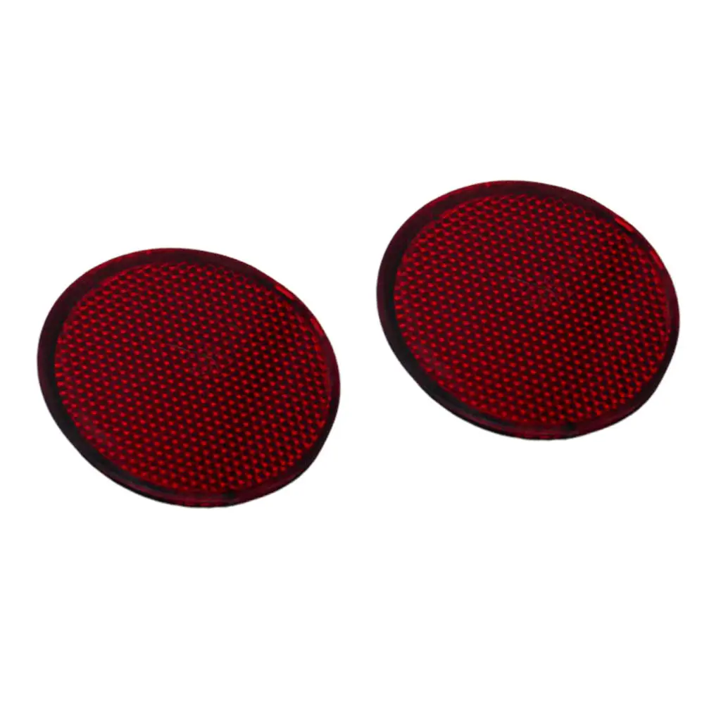 2 Packs Red Rear Round Bumper Reflective Strips for   2007-2015