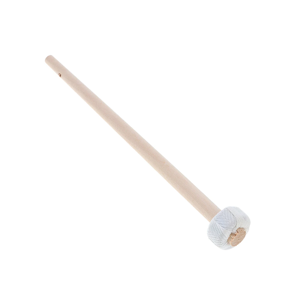 Wooden Cymbal Gong Hammer Mallet Drumstick Percussion Parts 25cm/9.84inch
