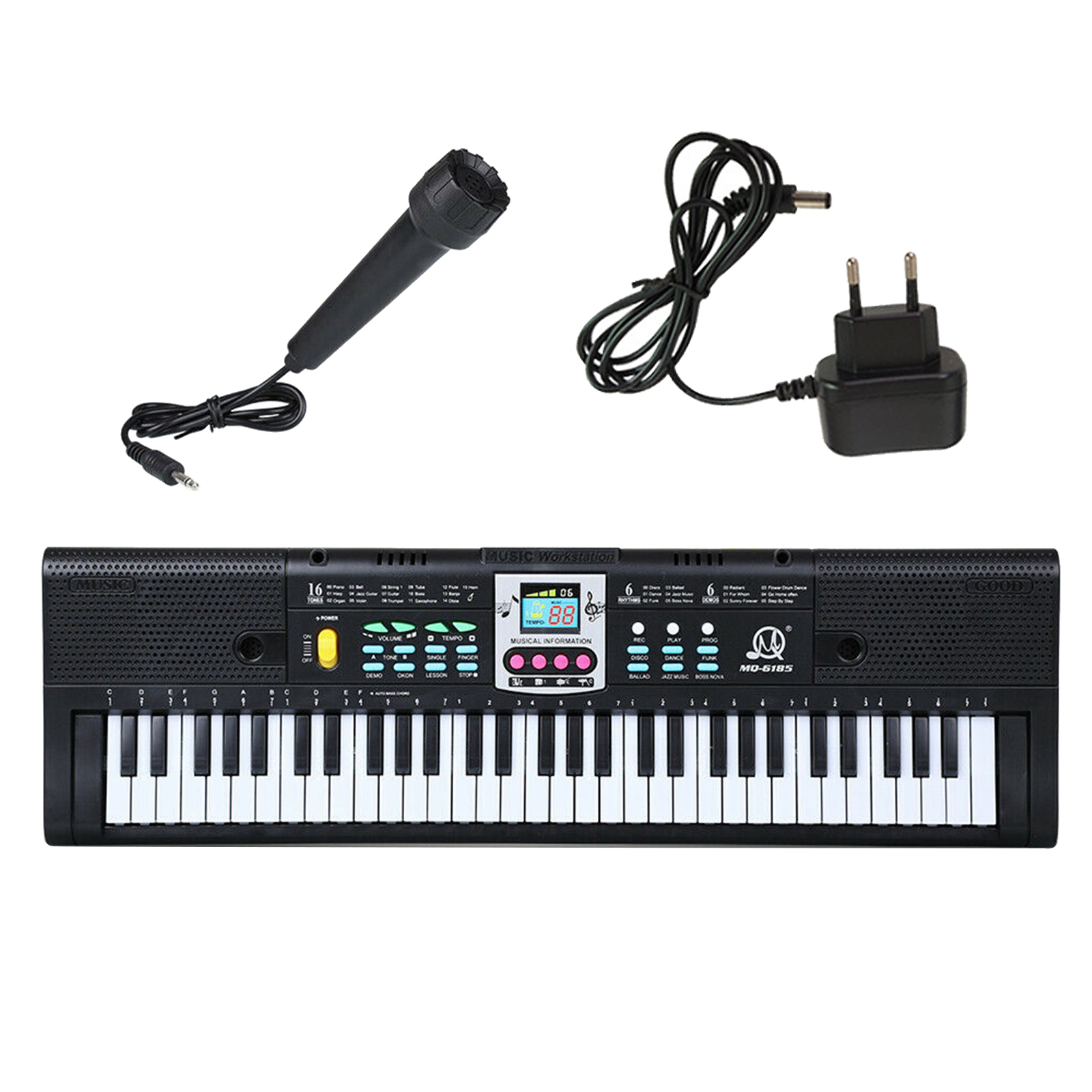 61 Key Digital Music Electronic Keyboard Key Board Electric Piano Gift EU