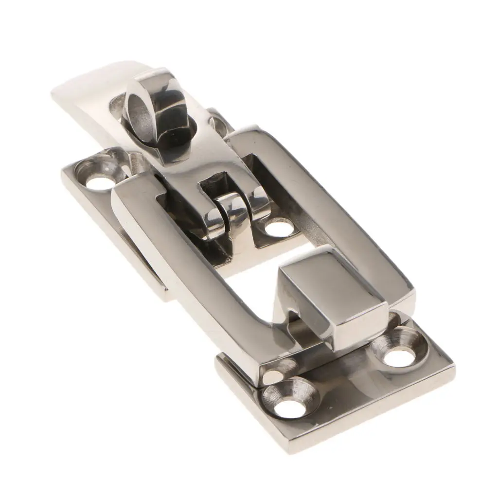 316 Stainless Steel Heavy Duty Lockable Hasp/Hold Down/Hatch Clamp Latch